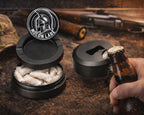 Molon Labe Spartan Helmet Snus Storage Case Bottle Opener
