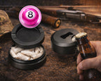 Sparkly Pink 8 Ball Cosmic Pool Aesthetic Snus Storage Case Bottle Opener