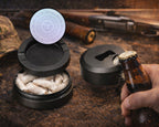 Celestial Crystal Energy Grid Snus Storage Case Bottle Opener