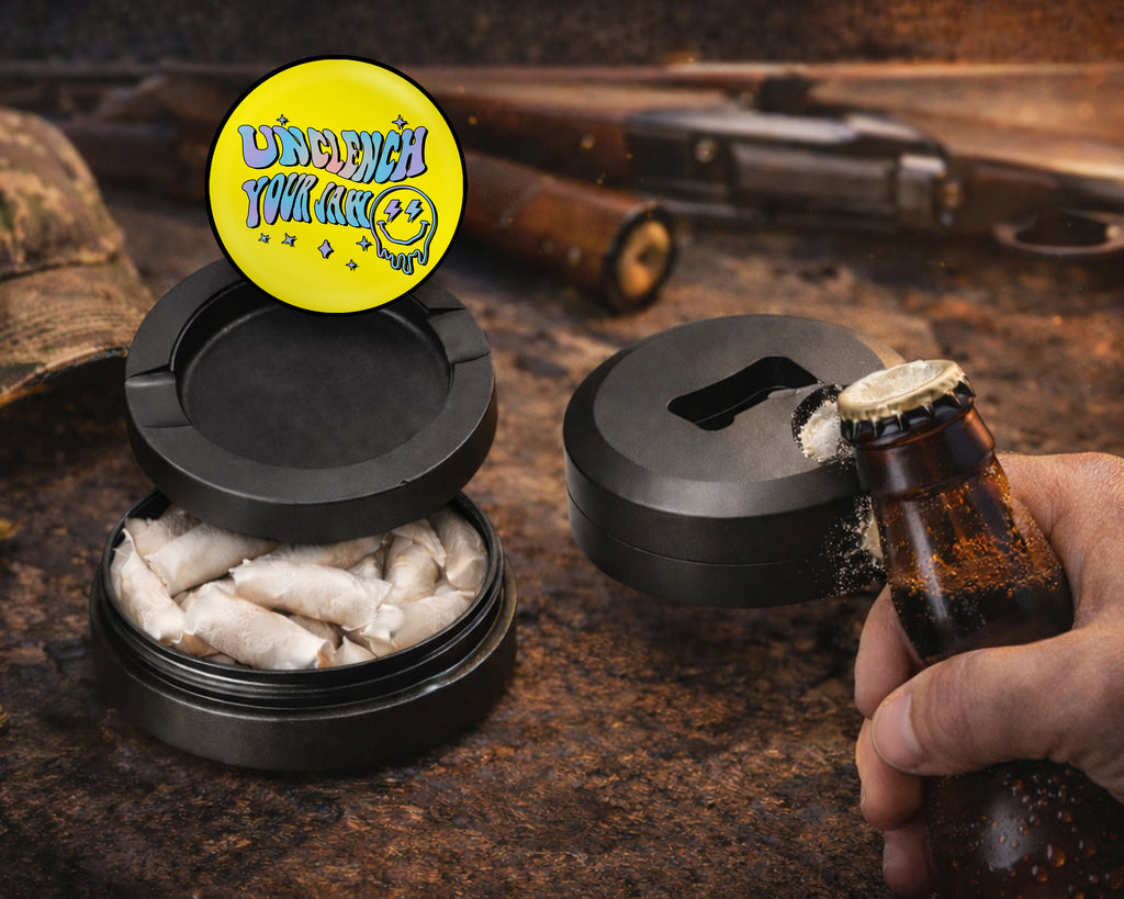 Unclench Your Jaw Snus Storage Case Bottle Opener