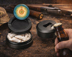 Geocentric Earth-Centered Cosmos Snus Storage Case Bottle Opener