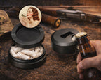 Vintage Rose Scented Beauty Snus Storage Case Bottle Opener