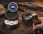 Crystal Rose Moon Trinity Snus Storage Case Bottle Opener