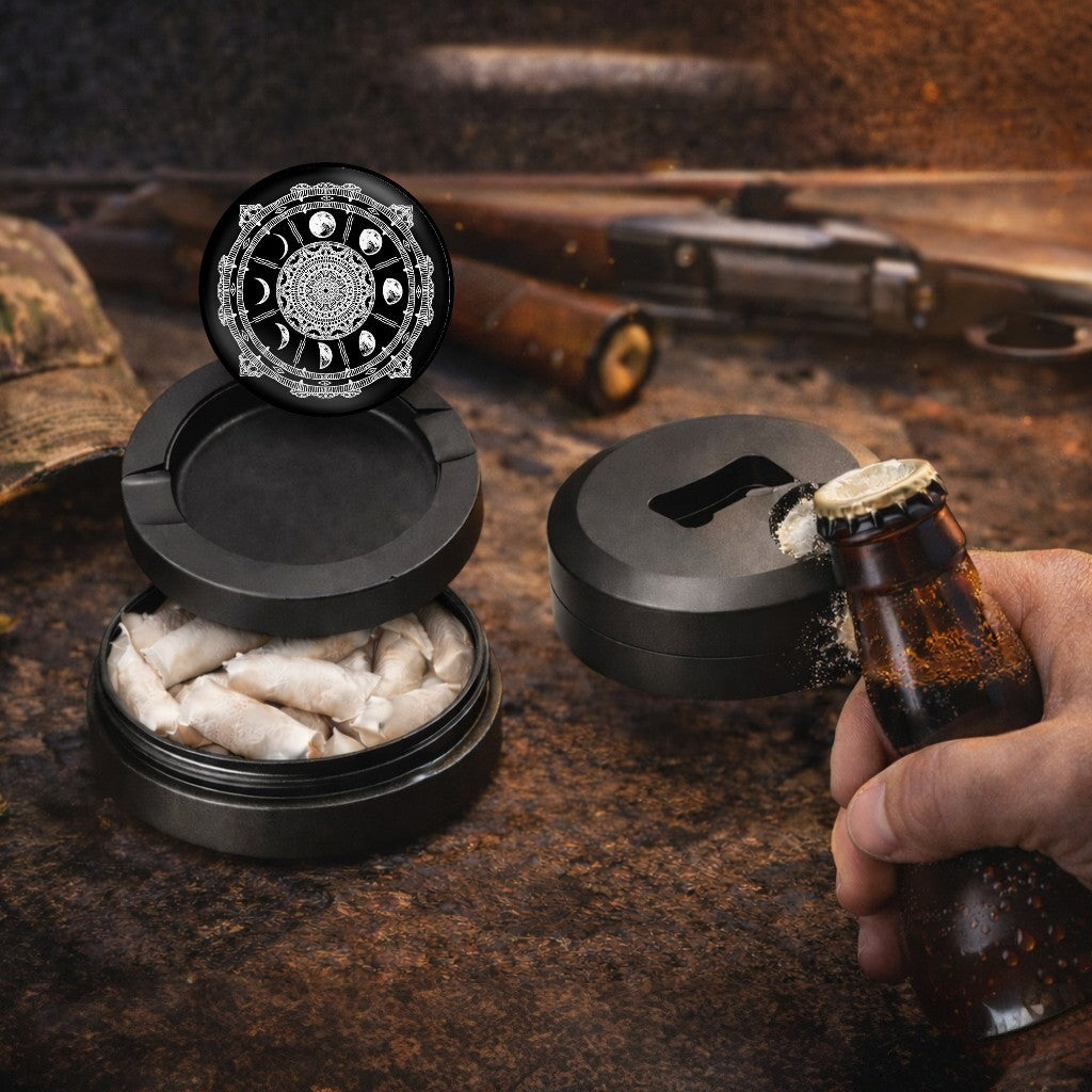 Phases of the Moon Witchy Snus Storage Case Bottle Opener