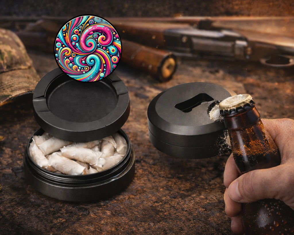 Psychedelic, Vibrant Snus Storage Case Bottle Opener
