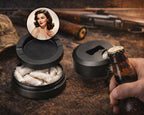 Classic Hollywood Pinup Glam Snus Storage Case Bottle Opener