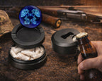 Gemini Zodiac Sign Snus Storage Case Bottle Opener