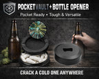 Trees Forest Snus Storage Case Bottle Opener