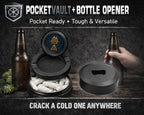 Valknut Wings Norse Emblem Snus Storage Case Bottle Opener