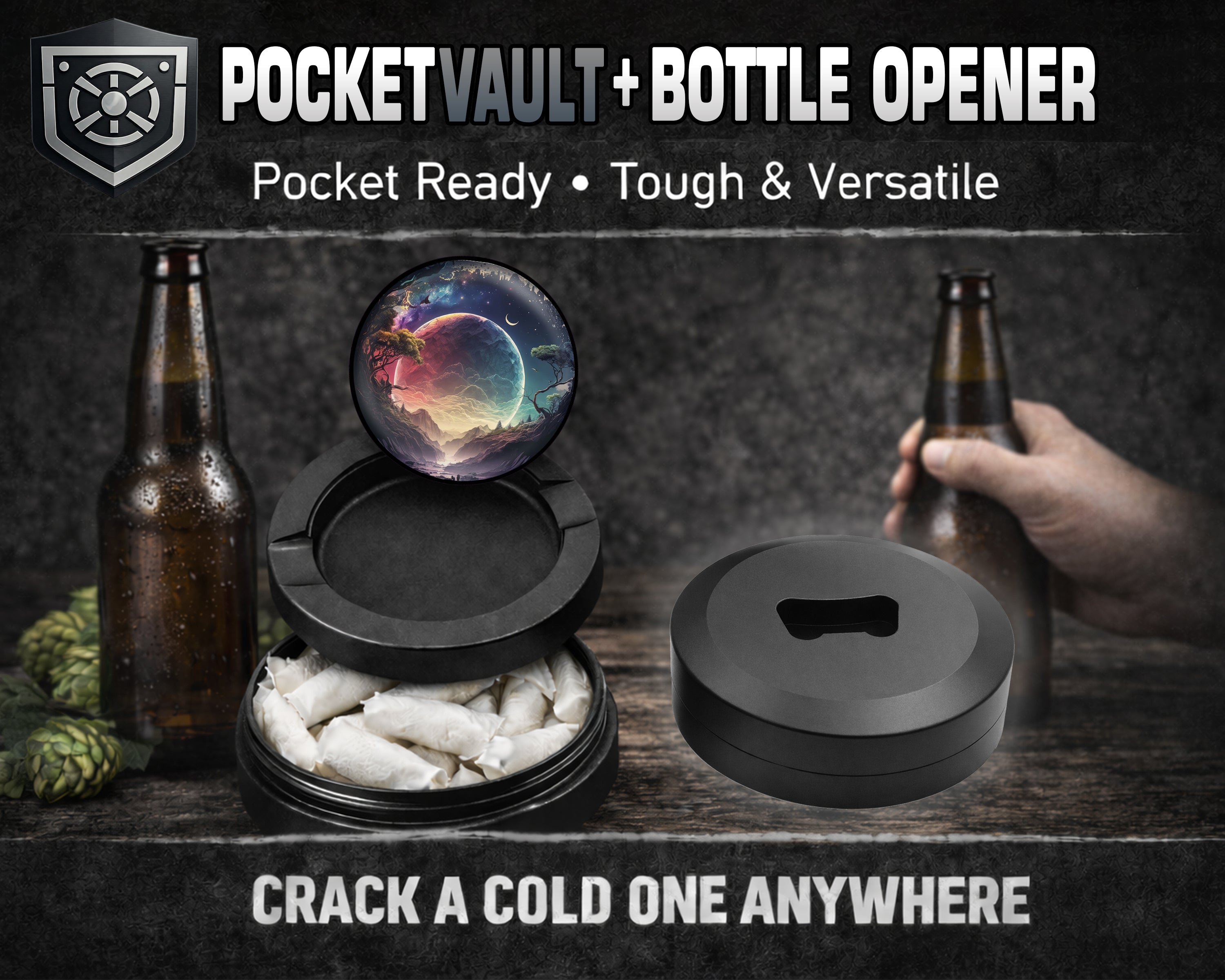 World Within A World Snus Storage Case Bottle Opener