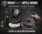 Magic 8 Ball Snus Storage Case Bottle Opener