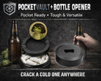 Cute Frog with Bob Haircut Meme Snus Storage Case Bottle Opener
