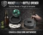 Great White Shark in the Forest Snus Storage Case Bottle Opener