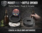 Psychedelic Tree Of Life Snus Storage Case Bottle Opener