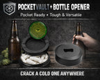 Golden All-Seeing Eye Snus Storage Case Bottle Opener