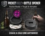Witchy Cosmic Sigil Mandala Snus Storage Case Bottle Opener