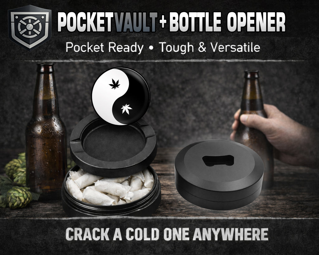 Yin Yang  Snus Storage Case Bottle Opener