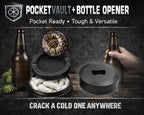 Ball Python Snake Coiled Up Snus Storage Case Bottle Opener