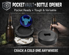 Taurus Zodiac Grinder Snus Storage Case Bottle Opener