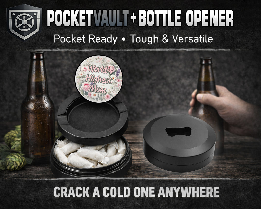 World's Greatest Mom Snus Storage Case Bottle Opener