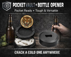 Vintage Fierce Tiger Head Traditional Tattoo Design Snus Storage Case Bottle Opener