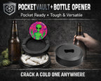 Alien We Come In Peace Snus Storage Case Bottle Opener