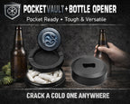 Oceanic Ouroboros Rune Circle Snus Storage Case Bottle Opener