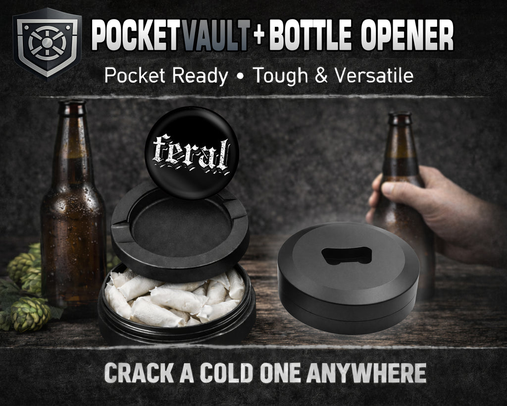Feral Snus Storage Case Bottle Opener
