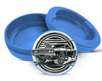 Muscle Car Snus Storage Case Blue