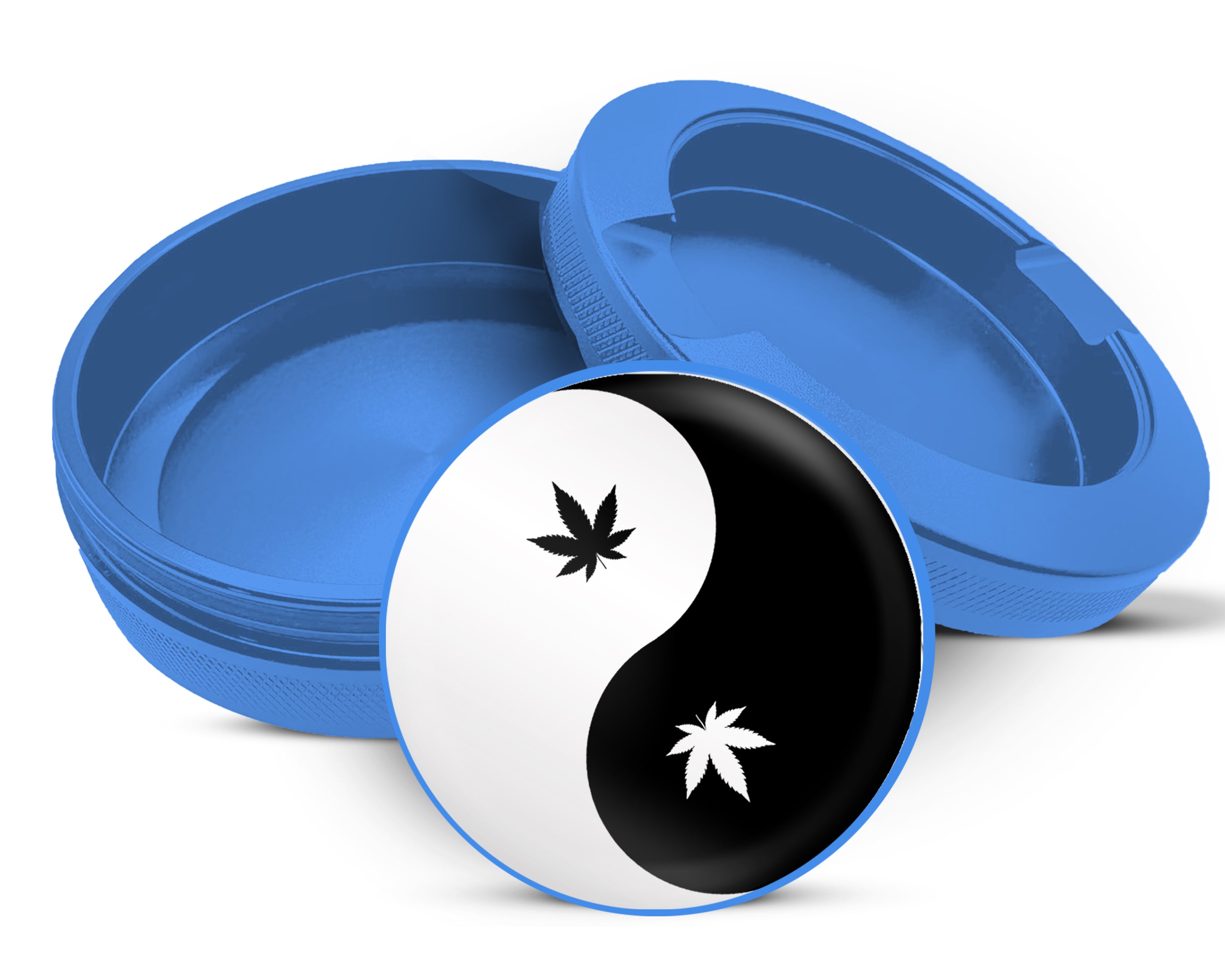 Yin Yang  Snus Storage Case Blue