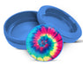 Peace, Love and Tie Dye Snus Storage Case Blue