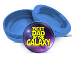 Best Dad In The Galaxy Snus Storage Case Blue