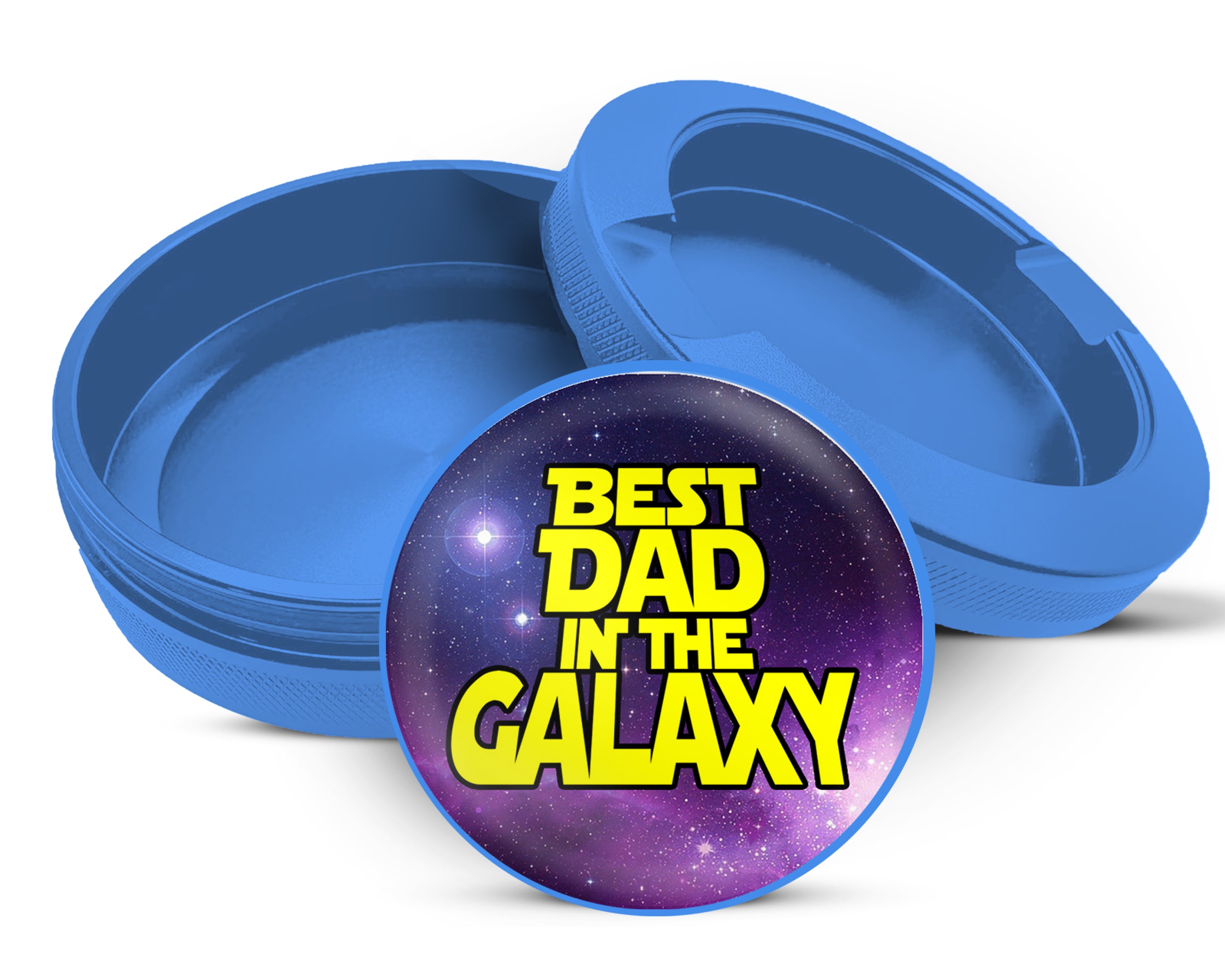 Best Dad In The Galaxy Snus Storage Case Blue