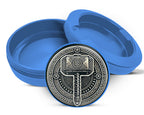 Thor's Hammer Mjolnir Snus Storage Case Blue