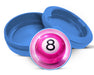 Sparkly Pink 8 Ball Cosmic Pool Aesthetic Snus Storage Case Blue