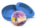 Purple Dragon Fantasy Snus Storage Case Blue