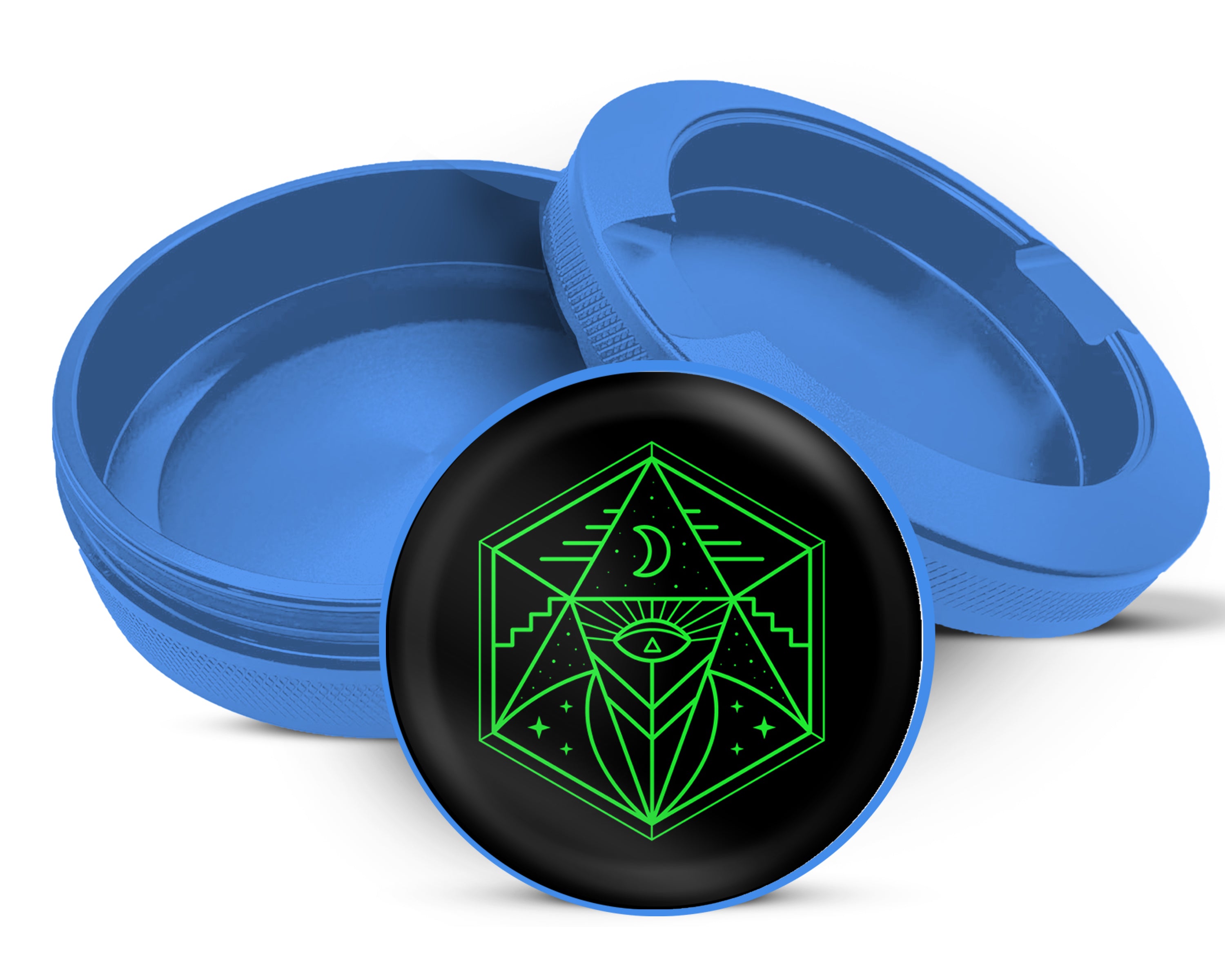 Eye Of Providence Snus Storage Case Blue