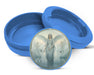 Art Nouveau Swan Angelic Vision Snus Storage Case Blue