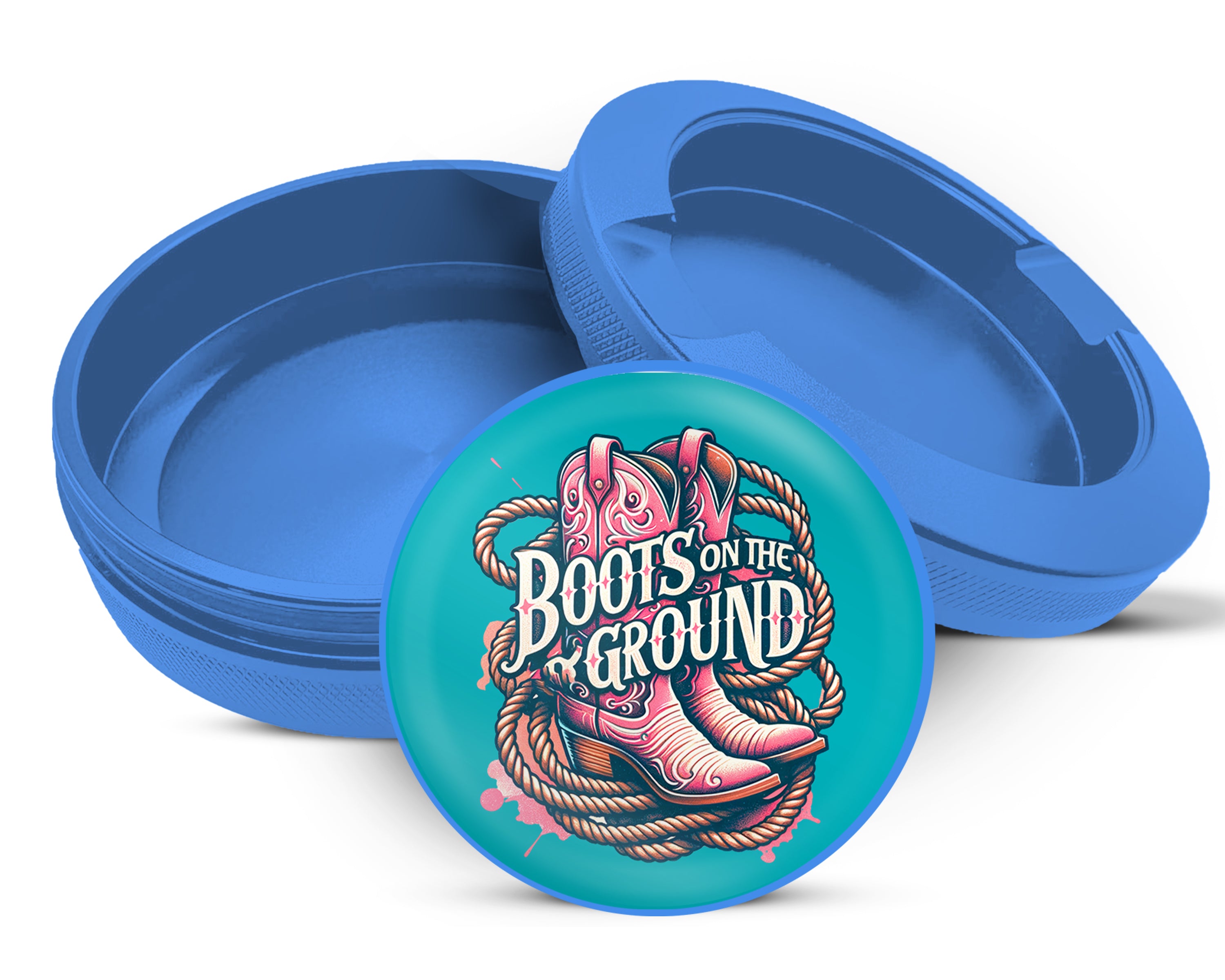 Boots On The Ground Snus Storage Case Blue