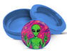 Alien We Come In Peace Snus Storage Case Blue