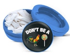 Don't Be A C-ck Lollipop Sucker Snus Storage Case Blue
