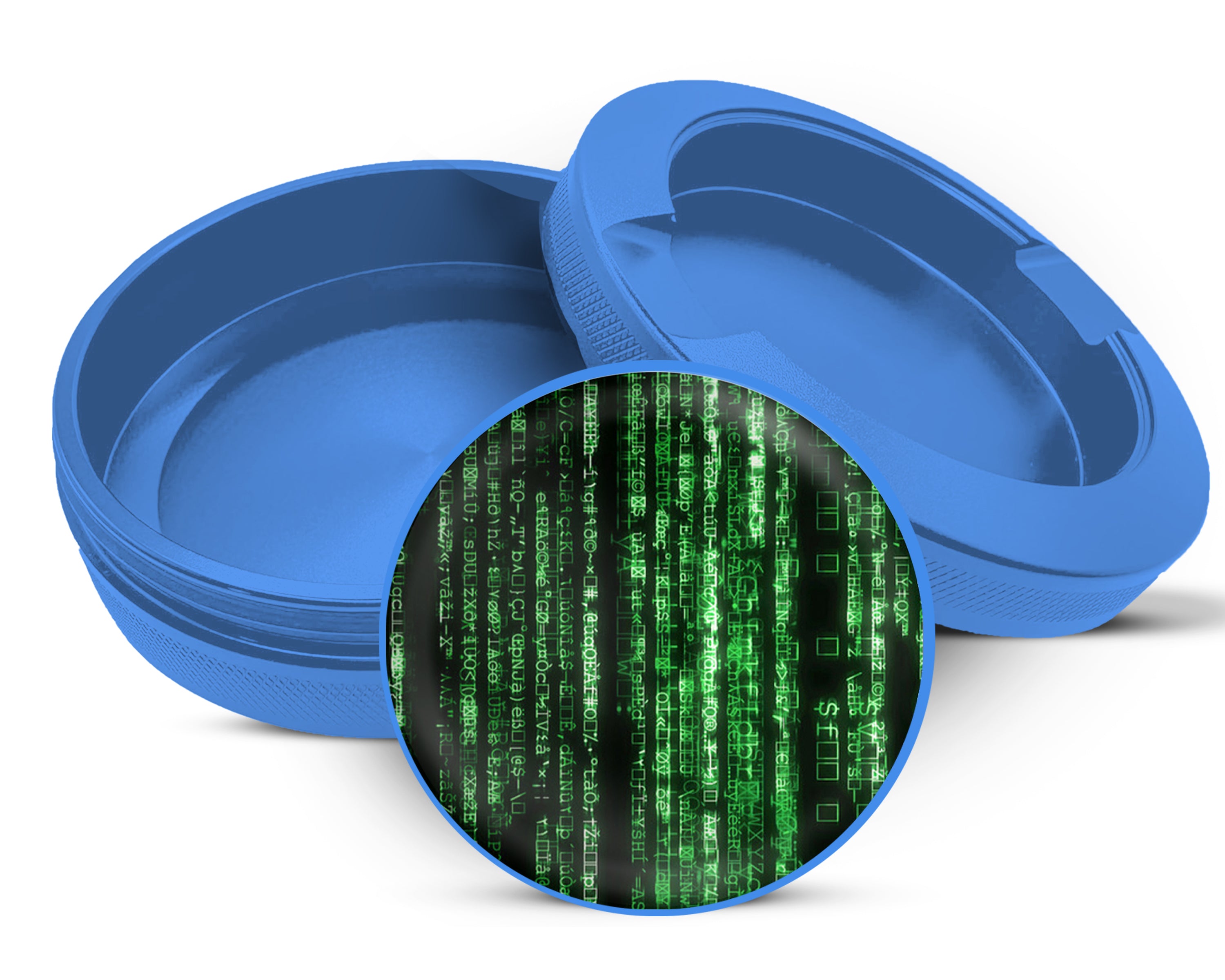 The Matrix Code Snus Storage Case Blue