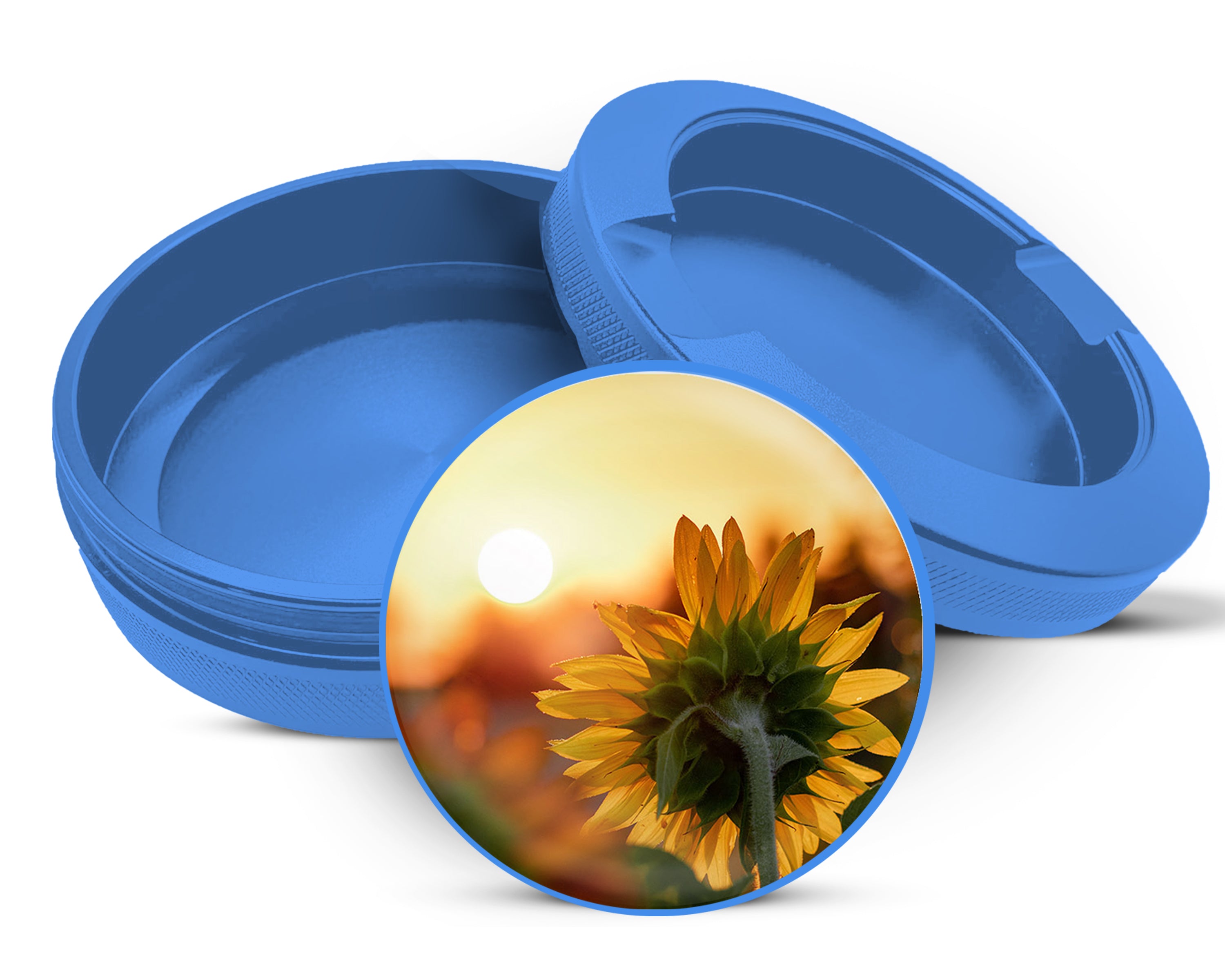 Sunflower Snus Storage Case Blue