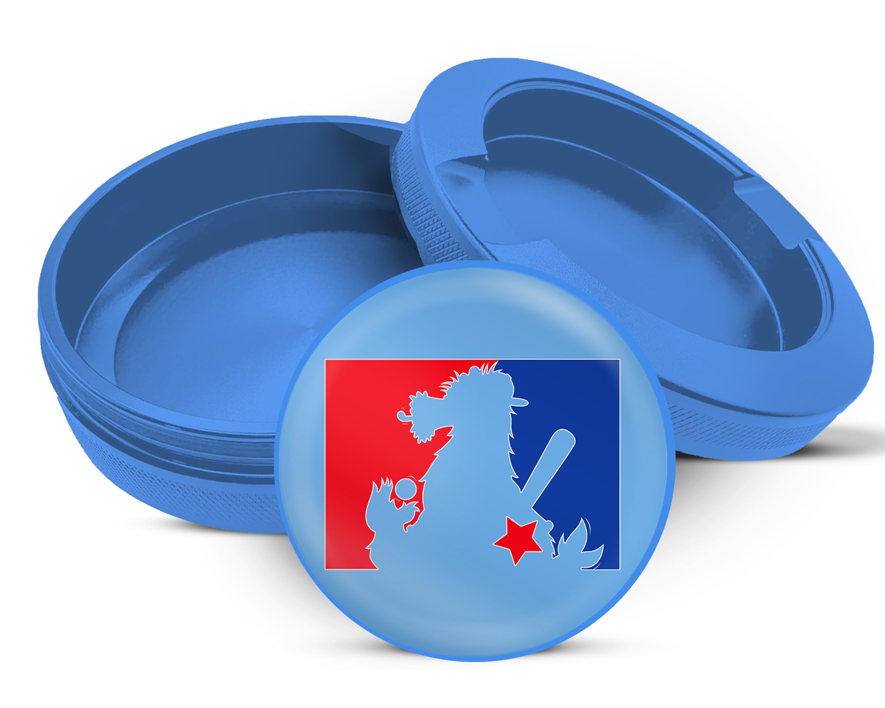 Philly Phan Baseball Snus Storage Case Blue
