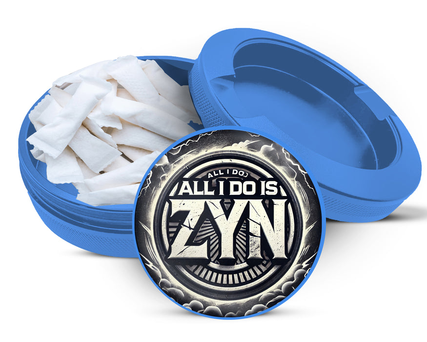 All I Do Is Win Zyn Storage Case Blue
