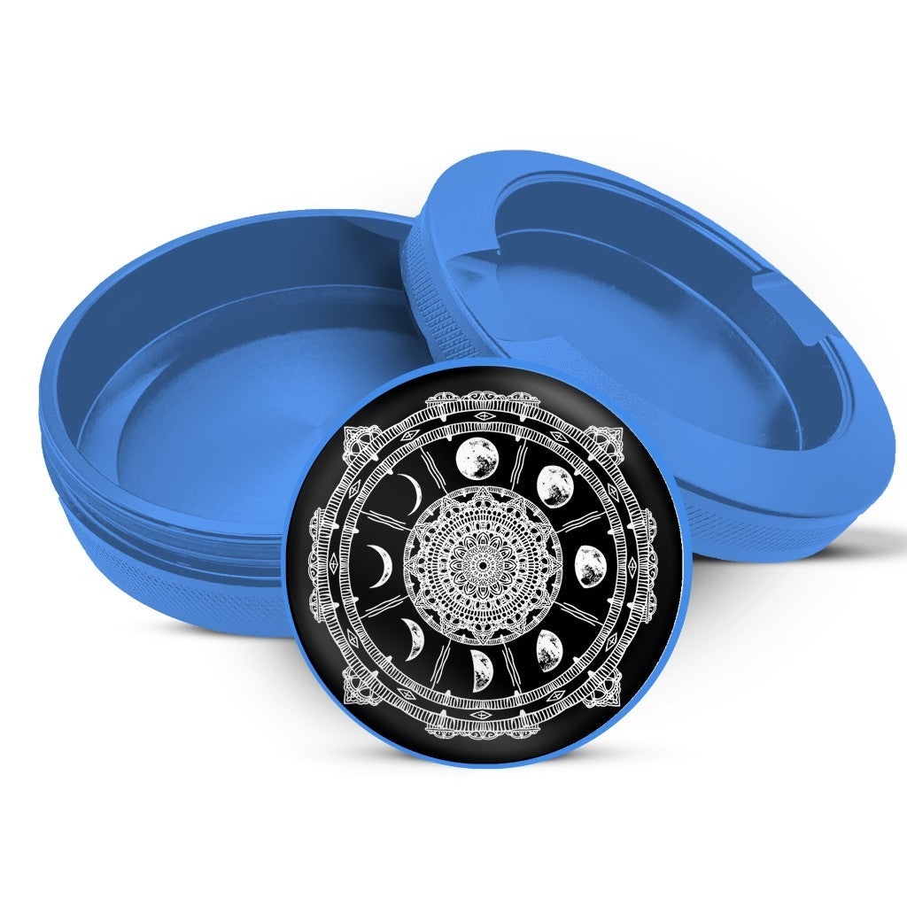 Phases of the Moon Witchy Snus Storage Case Blue