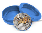 Steampunk Clockwork Snus Storage Case Blue