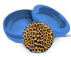 Leopard Print Snus Storage Case Blue