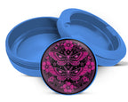 Gothic Moth Magic Mandala Snus Storage Case Blue