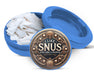 I Like Snus and 3 People Snus Storage Case Blue